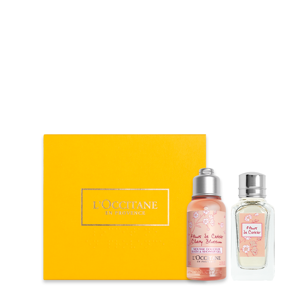 Presente Flor de Cerejeira: Sabonete Líquido e Eau de Toilette